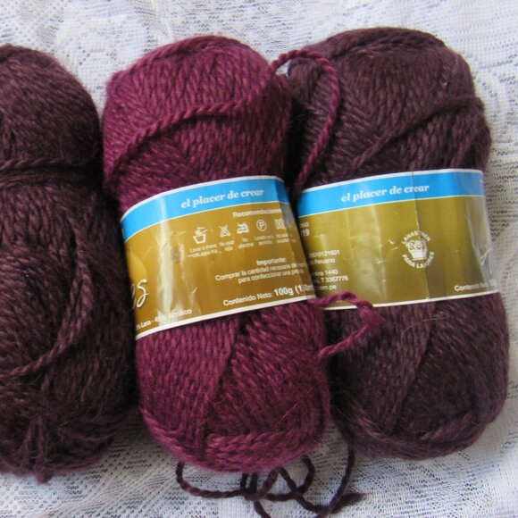 Lot 3+ sks Tren Andes yarn, 100g each,40% alpaca, made in Peru - Picture 5 of 5